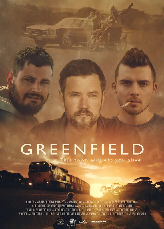 Poster for Greenfield, directed by Julius Telmer, Jevgeni Jevsikov, AFIN 2019