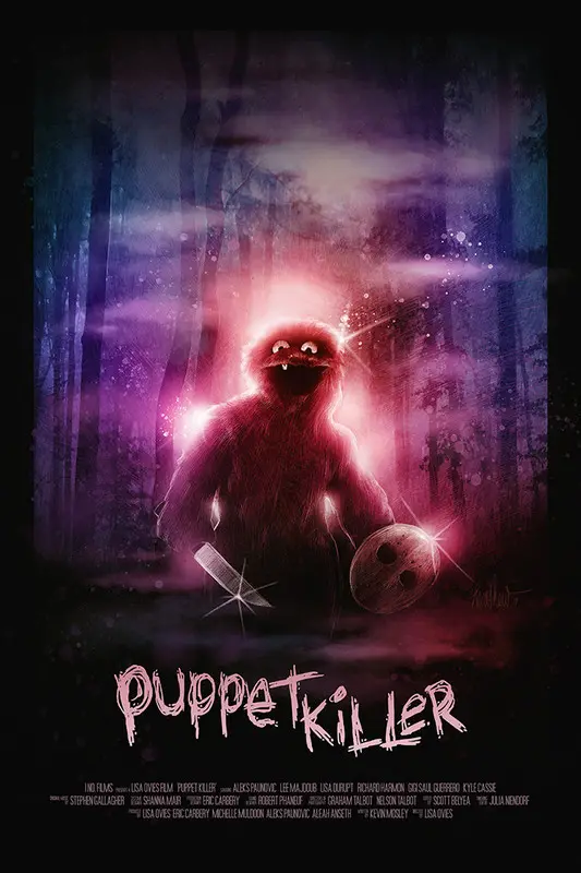 Poster for Puppet Killer, directed by Lisa Ovies, AFIN 2019