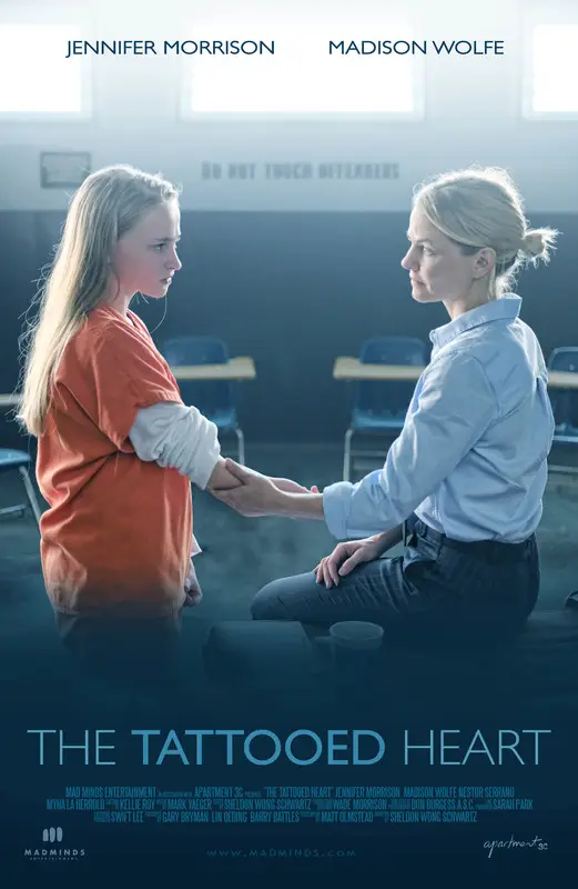 Poster for The Tattooed Heart, directed by Sheldon Wong Schwartz, AFIN 2019
