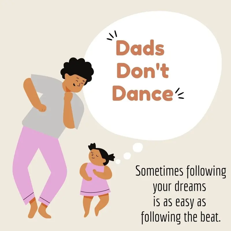 Poster for Dads Don't Dance, AFIN 2021