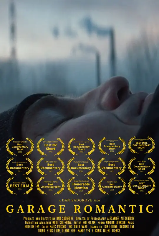 Poster for Garage Romantic, directed by Dan Sadgrove, AFIN 2021