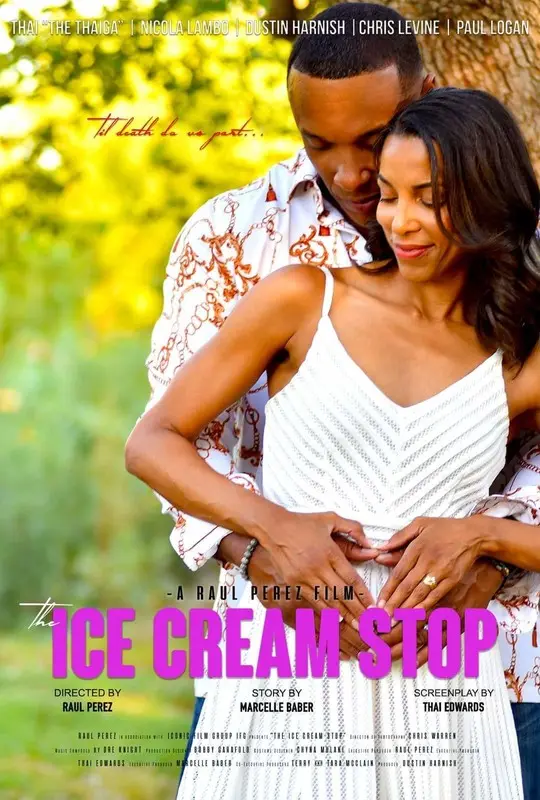 Poster for The Ice Cream Stop, directed by Raul Perez, AFIN 2021
