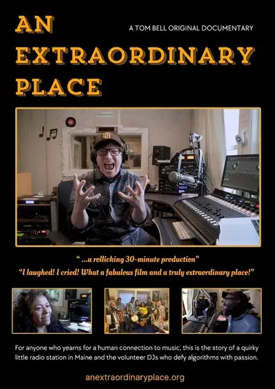Poster for AN EXTRAORDINARY PLACE, directed by Tom Bell, AFIN 2024