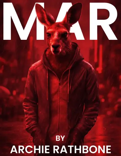 Poster for MAR, written by Alexander Will Carter McDonald, AFIN 2024