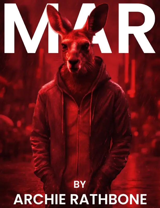Poster for MAR, written by Alexander Will Carter McDonald, AFIN 2024