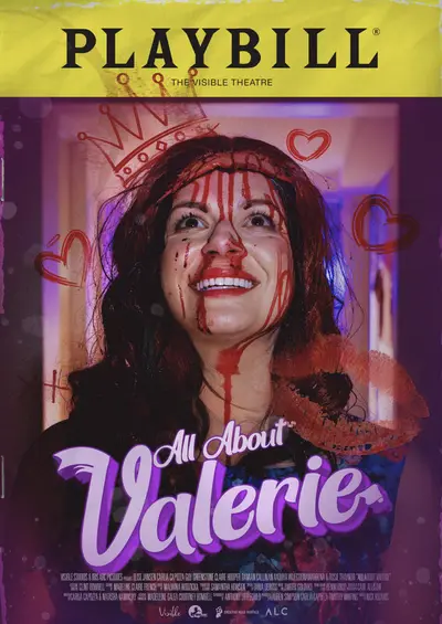 Poster for ALL ABOUT VALERIE, directed by Nick Kozakis, AFIN 2025