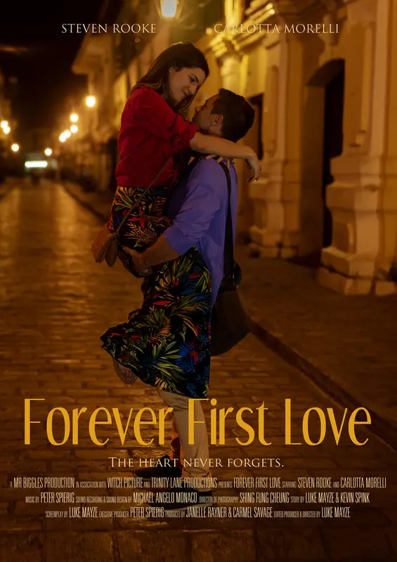 Poster for FOREVER FIRST LOVE, directed by Luke Mayze, AFIN 2025