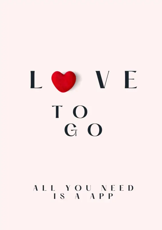 Poster for LOVE TO GO, written by Bernhard Riedhammer, AFIN 2025