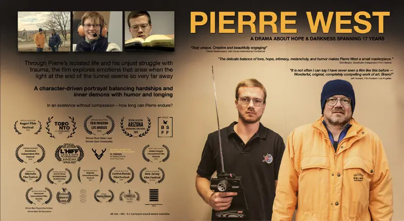 Poster for PIERRE WEST, directed by Henrik Larsson, Jakob Arevärn, AFIN 2025