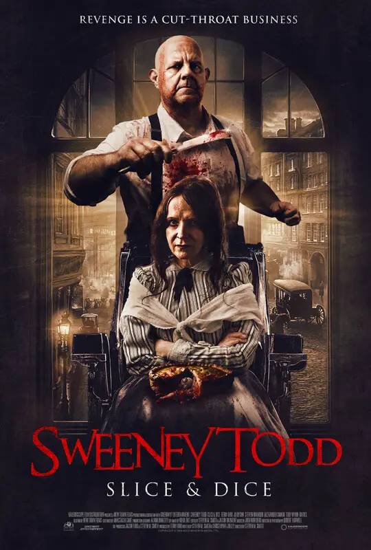 Poster for SWEENEY TODD - SLICE AND DICE, directed by Steven M Smith, AFIN 2025